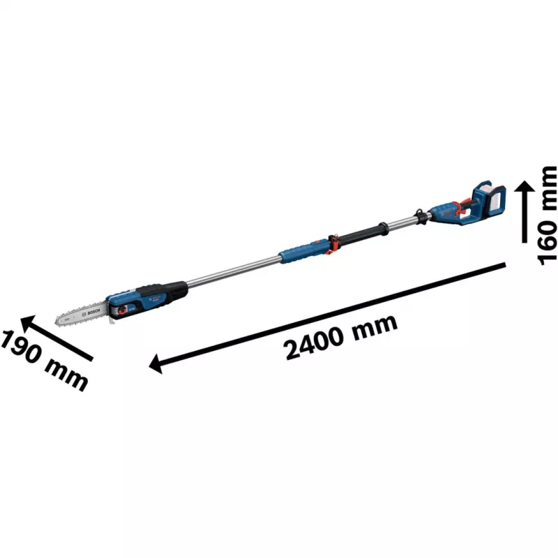 Stangensäge Bosch GKE 18V-25 TP — 25 cm Schnittlänge, kabellos 18 V (06008D6000)