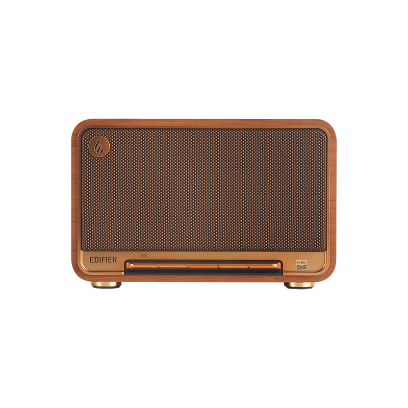 Edifier D32 Multiroom-fähiger WiFi-Lautsprecher Bluetooth Holz Einzelhandel - Lautsprecher (D32 WD)