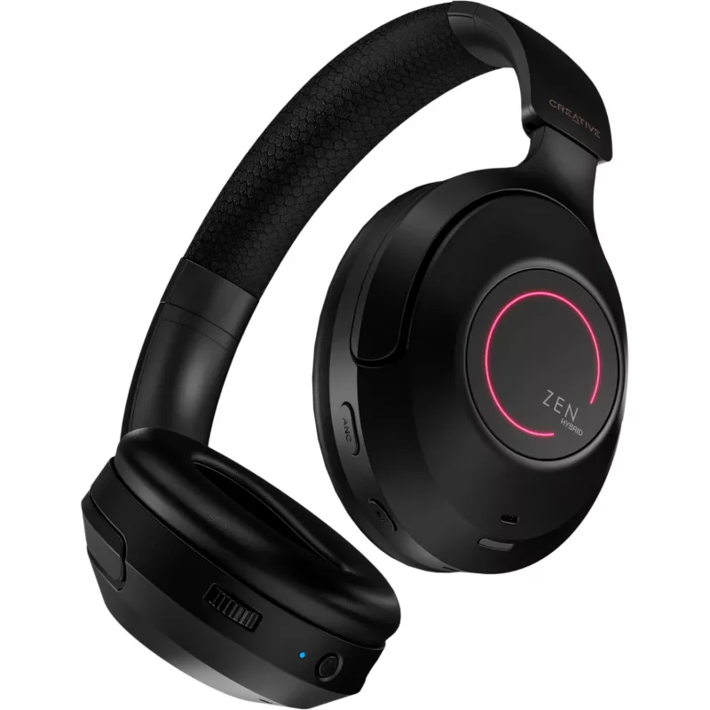 Creative 51EF1040AA000 Zen Hybrid Pro On-Ear Headset Bluetooth Schwarz