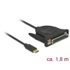 Parallelkabel DeLOCK 62980 Schwarz 1,8 m