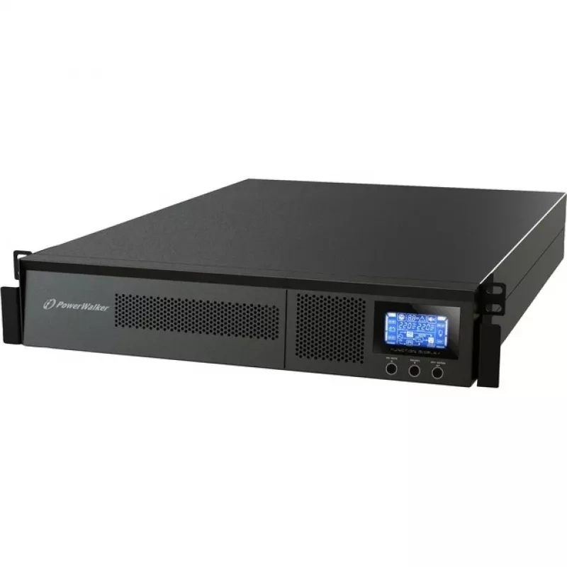 Bluewalker PowerWalker VFI 1000RM LCD - USV - 800 Watt - 1000 VA 7 Ah - RS-232, USB - 8 Ausgangssteckdosen - 2U - 48,3 cm (19) (10120144)