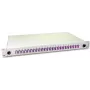 Lightwin LWL-Spleißbox, 48 Fasern, 24x DLC Multimode, 50/125µm OM4 Pigtail-Spleißboxen (SPBOX 48G50 OM4 DLC)