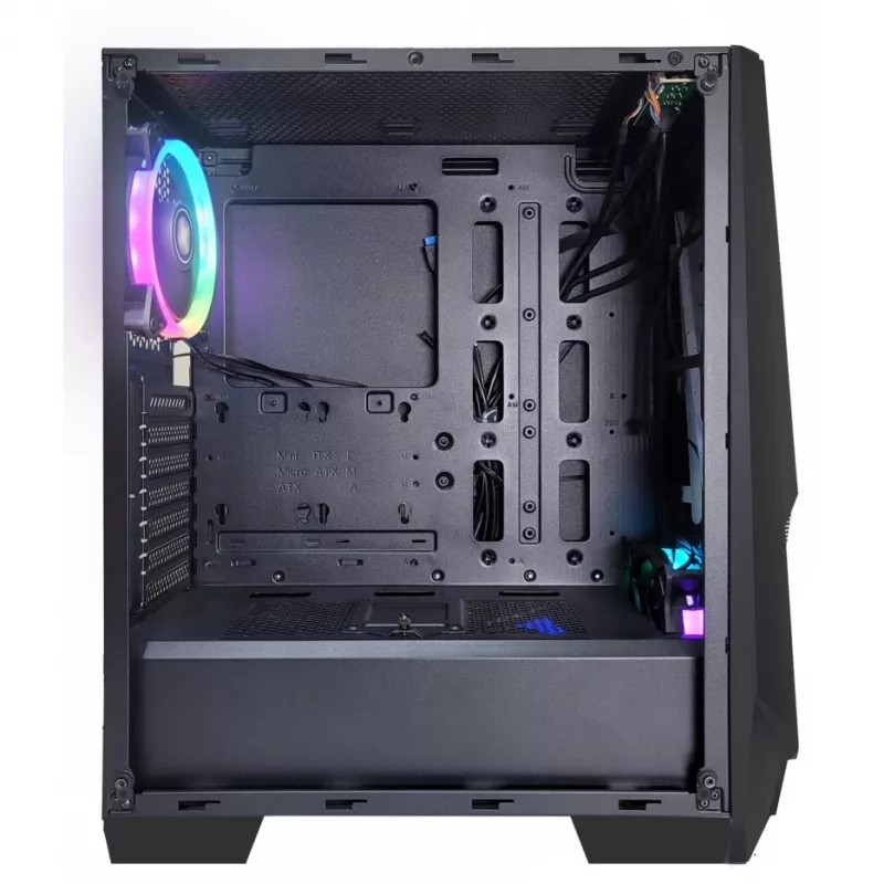 Xilence Xilent Blast X505.ARGB Gaming-PC-Gehäuse, RGB ATX Midi-Tower, schwarz (XG141)