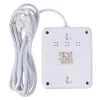 Steckdosenleiste MACLEAN MCE388 W – 2 Steckdosen, 3×USB, 110–240V, 2500W, 3 m Kabel, weiß