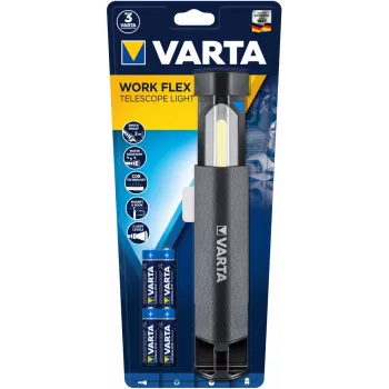 LED-Arbeitsleuchte Varta Work Flex Schwarz 250 lm IPX4