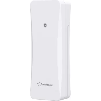 Renkforce RF-6736476 RF-E0666-W Thermo-/Hygrosensor Funk 433 MHz Weiß (RF-6736476)