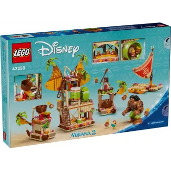 LEGO Disney Kakamora-Barke Spielset 43258 – 572 Teile, 2 Minifiguren, für Kinder ab 7 Jahren