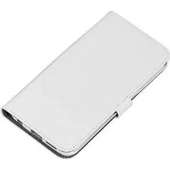 Nevox ORDO - Flip Case für Mobiltelefon - PU-Kunstleder - Grau, Weiß - für Samsung Galaxy S6 edge
