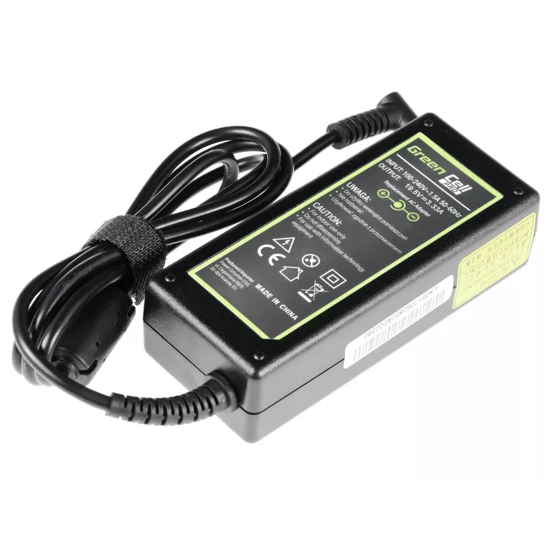 Green Cell AD49P Netzteil/Ladegerät für den Innenbereich 65 W Schwarz