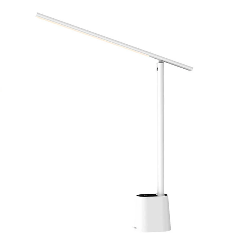 Tischleuchte Baseus Smart Eye Folding Rechargeable White — faltbare LED-Tischleuchte, wiederaufladbarer Akku, verstellbarer Arm und Kopf