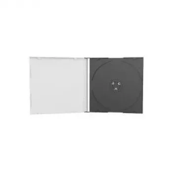 MEDIARANGE CD Jewelcase Single tray - Behälter CD-Aufbewahrung - Kapazität: 1 CD/DVD - Schwarz (Packung mit 100)