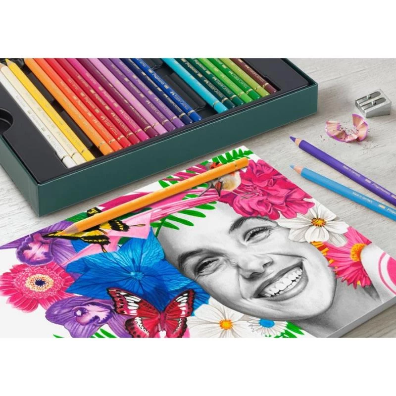 Ölbasierter Stift Faber-Castell Polychromos & Pitt Graphite Matt Set 38-tlg. Mehrfarbig