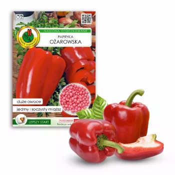 Saatgut-Pellets Seklos LT Ożarowska Paprika 50 Samen (ummantelt)