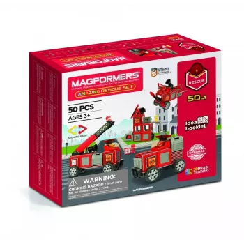 MAGFORMERS Notfall-Set — magnetisches Baukasten für Einsatzfahrzeuge und Szenen
