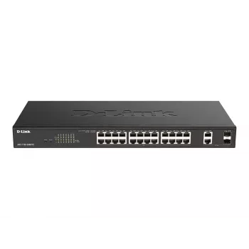 D-Link DGS-1100-26MPV2/E Netzwerk-Switch Managed L2 Gigabit Ethernet (10/100/1000) Power over Ethernet (PoE) Schwarz