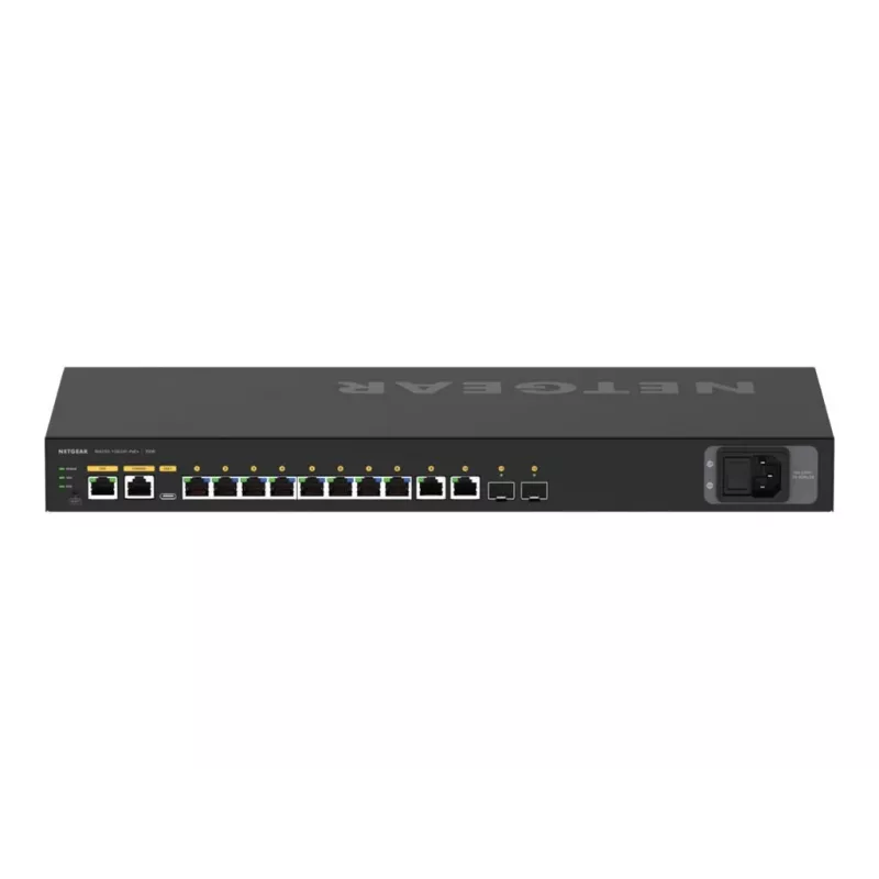 NETGEAR M4250-10G2XF-PoE+ Managed L2/L3 Gigabit Ethernet (10/100/1000) Power over Ethernet (PoE) 1U Schwarz