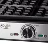 Waffeleisen Adler AD 3083 – 4 quadratische Waffeln 10×10 cm, 1200 W, einstellbare Temperatur, Antihaftbeschichtung, kühle Griffe