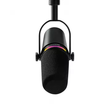 Shure MV7+-K-BNDL - Redner-/Gesangsmikrofon mit XLR/USB-C-Anschluss, schwarz + Tischstativ GATOR