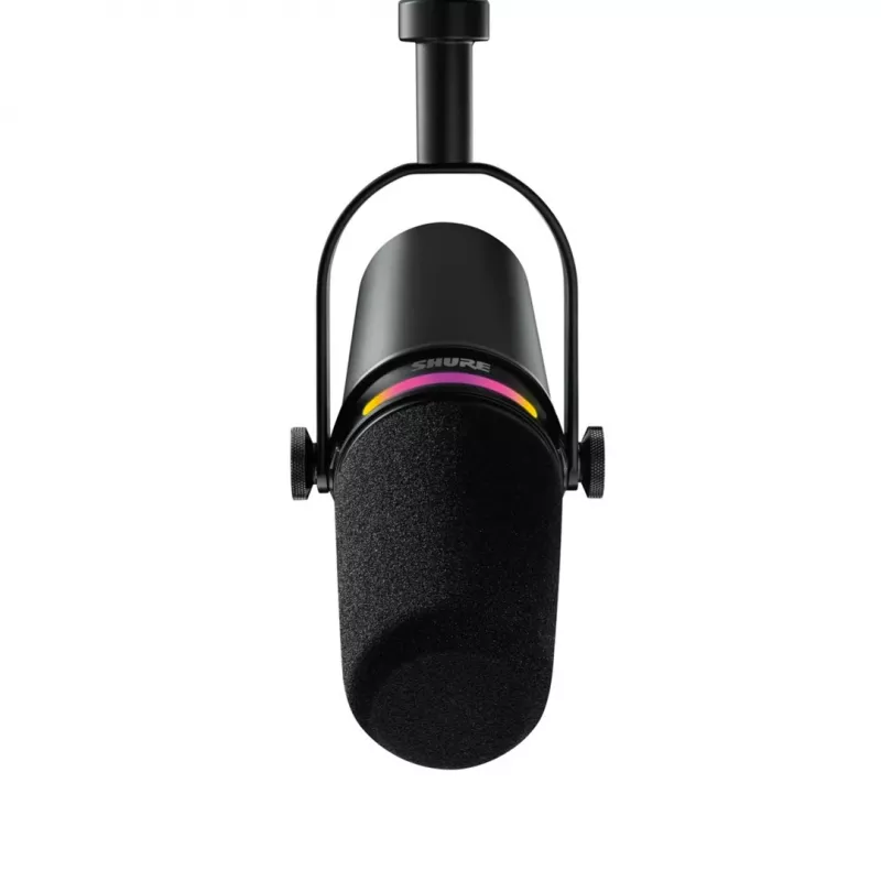 Shure MV7+-K-BNDL - Redner-/Gesangsmikrofon mit XLR/USB-C-Anschluss, schwarz + Tischstativ GATOR