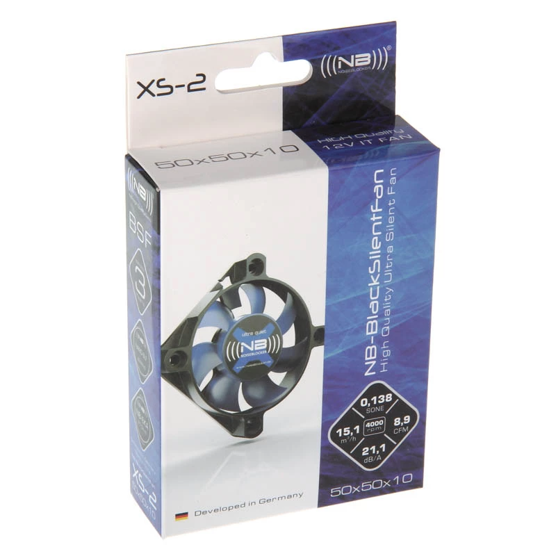 NoiseBlocker BlackSilent Lüfter XS2 50 mm