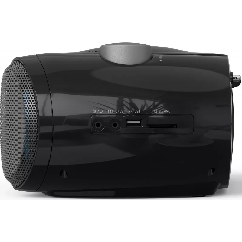 Tragbarer Bluetooth-Boombox SENCOR SPT4710B — 20 W Gesamtleistung, Bluetooth 5.3, CD/USB/UKW, Batterie- oder Netzbetrieb