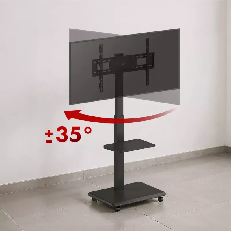 TV-Ständer ergo office ER-304 B, max. Tragfähigkeit 50 kg, VESA 600x400