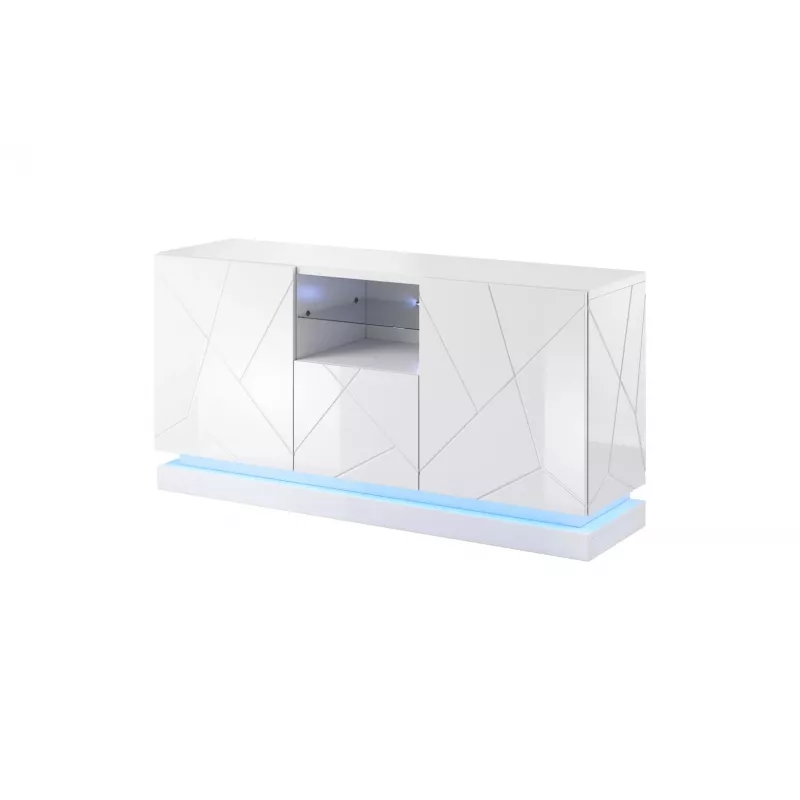 Beleuchtungskommode QIU 2D1K blau