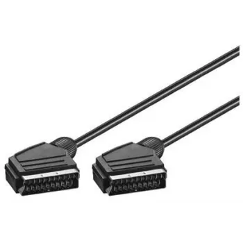 Tecline 1,5 m Scart - Scart SCART-Kabel SCART (21-polig) Schwarz