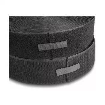 DeLOCK Heavy-duty Hook-and-Loop tape 25m x 50mm Schwarz