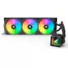All-in-One Flüssig-CPU-Kühler Sharkoon S100 ARGB – 360-mm-Radiator, Schwarz