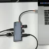 USB-C-Hub Tellur TLL321061 mit PD 3.0 100W, HDMI-Ausgang und 3× USB 3.0-Anschlüssen
