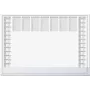 Schreibtischunterlage Sigel H6366 Papier Grau/Weiß, Papier, 595×410 mm, FSC