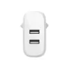 Belkin BOOST CHARGE - Netzteil - 24 Watt - QC 3.0 - 2 Ausgangsanschlüsse (USB) - Weiß (WCB002VFWH)