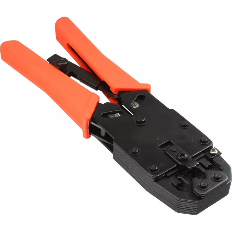 InLine Crimpzange Werkzeug InLine 74103 für RJ10 RJ11 RJ12 RJ45 DEC