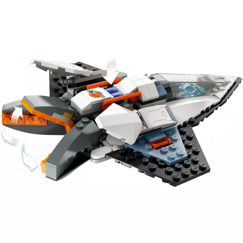LEGO City Bauspielzeug Raumschiff 60430 — 240 Teile, 1 Minifigur, ab 6 Jahren, 170×220×40 mm
