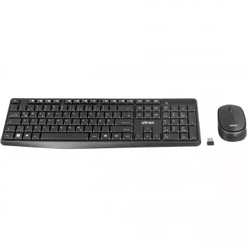 Ultron UMC300 Tastatur-Maus-Set – RF Wireless Deutsch Schwarz (364180)