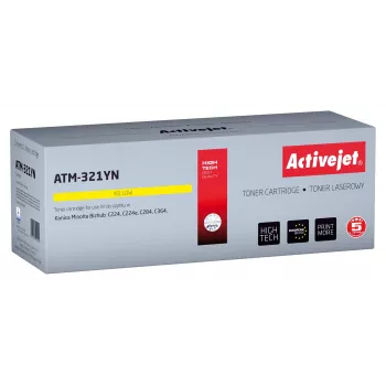 Activejet ATM-321YN Toner (Ersatz für Konica Minolta TN321Y; Supreme; 25.000 Seiten; gelb)