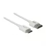 HDMI-Kabel DeLOCK 85142 1m HDMI Typ A Typ C Weiß