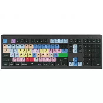 Logickeyboard Avid Media Composer Astra 2 Tastatur Universal USB QWERTY Deutsch Grau
