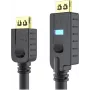 PureLink OneAV PI2010-125 - HDMI-Kabel mit Ethernet - HDMI männlich zu HDMI männlich - 12.5 m - Dreifachisolierung - Schwarz - rund, aktiv (PI2010-125