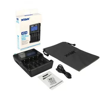 XTAR VC4 Haushaltsakku-Ladegerät USB