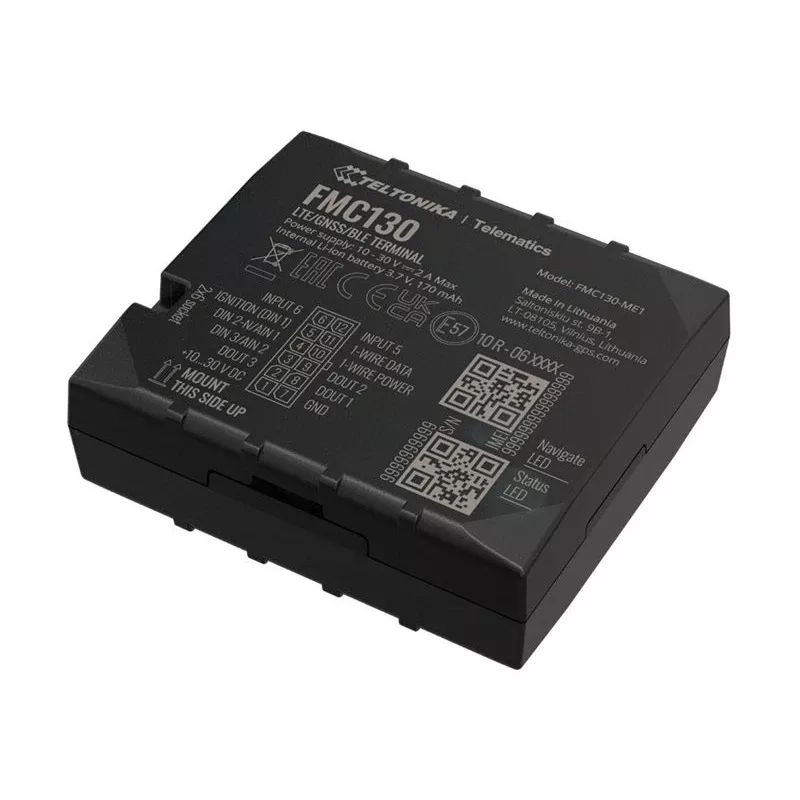 GPS Tracker Teltonika FMC130 Auto Schwarz 2,4GHz Wi-Fi 802.11b/g/n