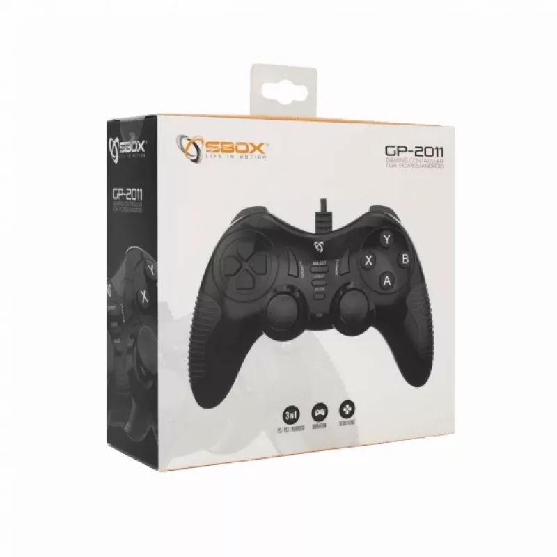Sbox GP-2011 Gamepad für PC/PS3/Android TV