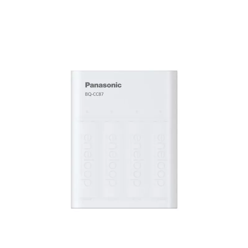 USB-Ladegerät PANASONIC Eneloop Smartplus BQ-CC87 + 4x AA 2000 mAh (K-KJ87MCD40USB)