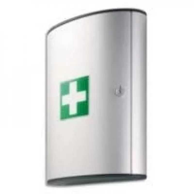 Durable 197323 Erste-Hilfe-Kasten L, Aluminium, silber
