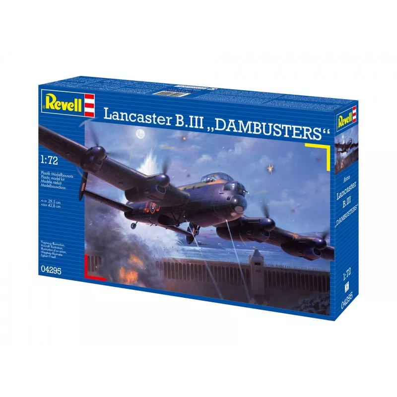 Revell Lancaster B. III Dambusters (04295) 1:72 Maßstab Flugzeug Plastikmodellbausatz