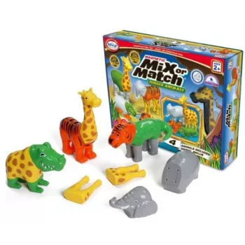 Popular Playthings Magnetic Mix or Match Animals Multicolour