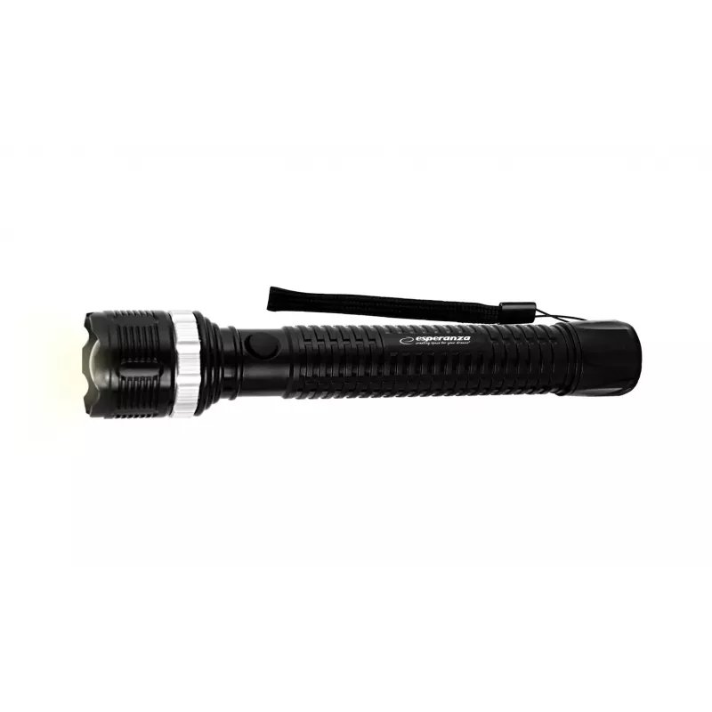 Handtaschenlampe ESPERANZA Epione XL LED 1.2W 100 lm 100 m Schwarz, batteriebetrieben R20 (3)