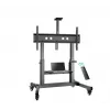 TV-Ständer ONKRON TS1991E-B mobiler Bodenständer für 55–100-Zoll-Fernseher, schwarz, Höhe 1100–1600 mm, 130 kg, VESA bis 1000×600
