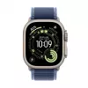 Apple Watch Ultra 3 GPS + Cellular 49mm Natural Titanium Gehäuse mit Blue/Bright Blue Trail Loop - S/M | Apple